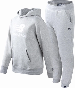 New Balance Boys Tracksuit Set - 2 Piece Athletic Performance Fleece Pullover Hoodie and Jogger Sweatpants Set (Sizes: 8-20)