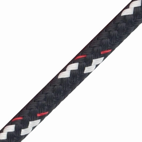 New England Ropes 3/16in (5mm) Sta-Set Solid Black 70 Feet Long