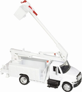 New Ray International 4200 Line Maintenance Service Truck White Long Haul Trucker Series 1/43 Diecast Model