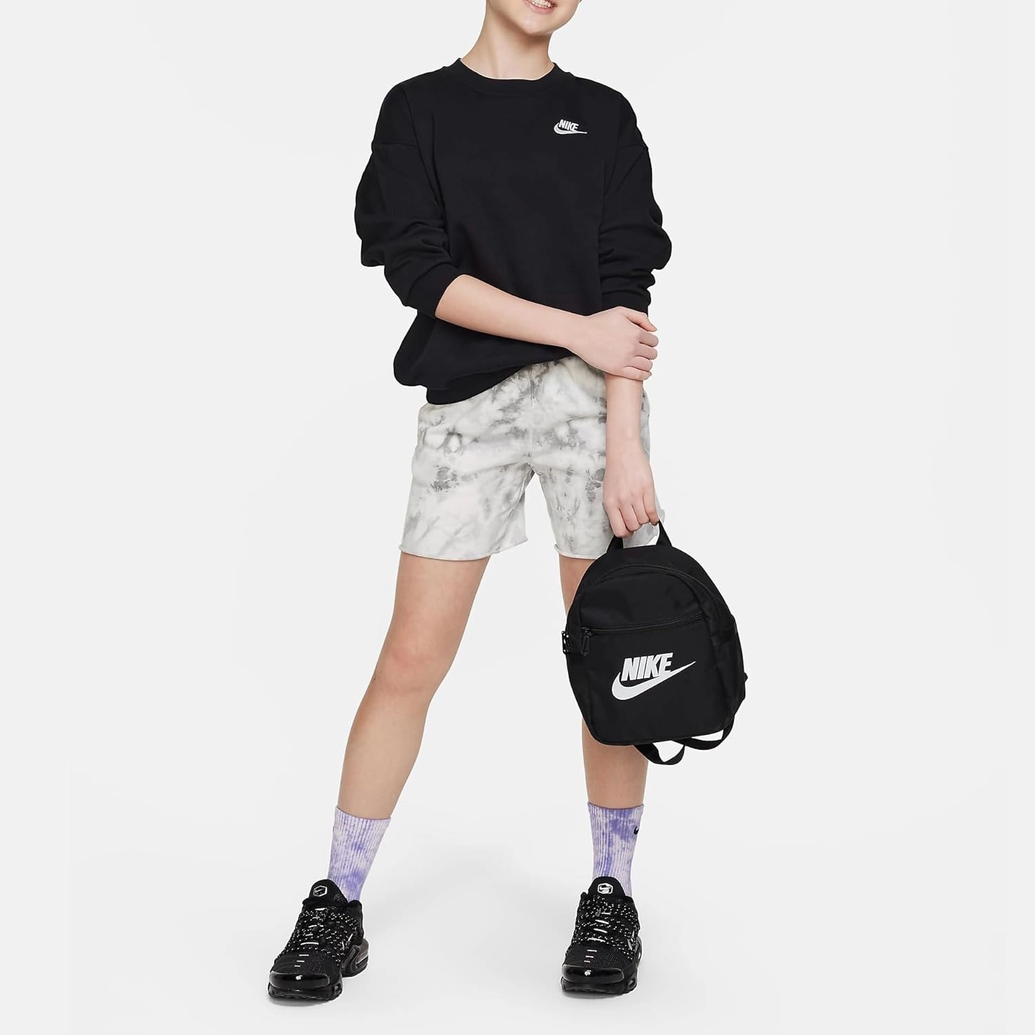 Nike Girls' Sportswear Club Fleece Oversized Sweatshirt