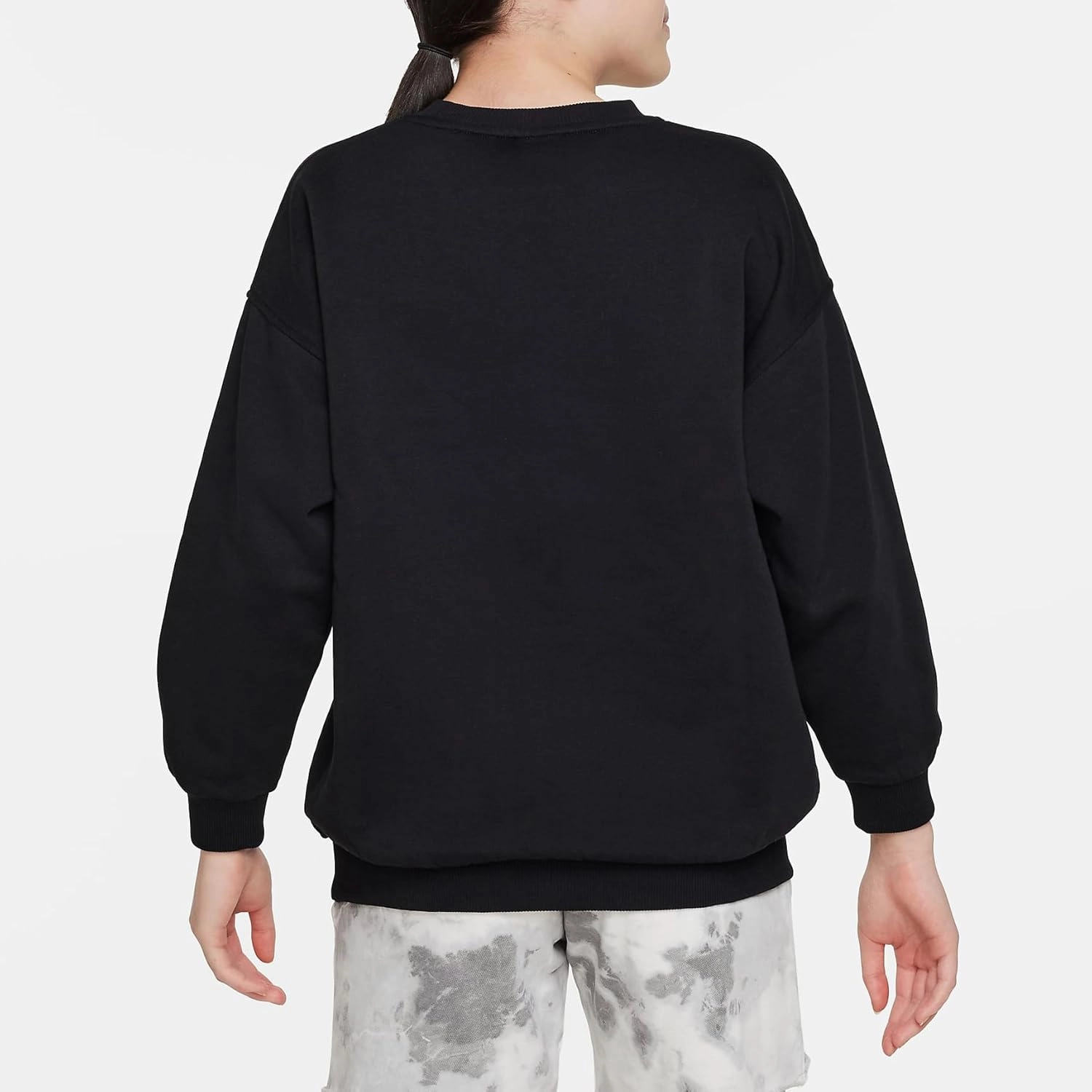 Nike Girls' Sportswear Club Fleece Oversized Sweatshirt