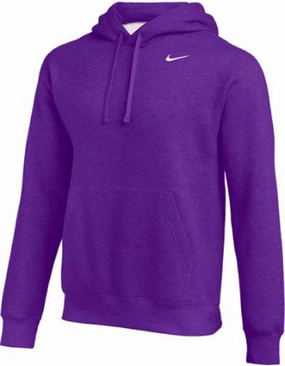 Nike Men's Pull-Over Hoodie (Team Purple/White, Large)