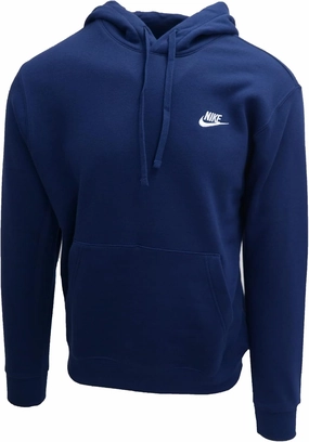 Nike Pull Over Hoodie, Midnight Navy/Midnight Navy/White, X-Large