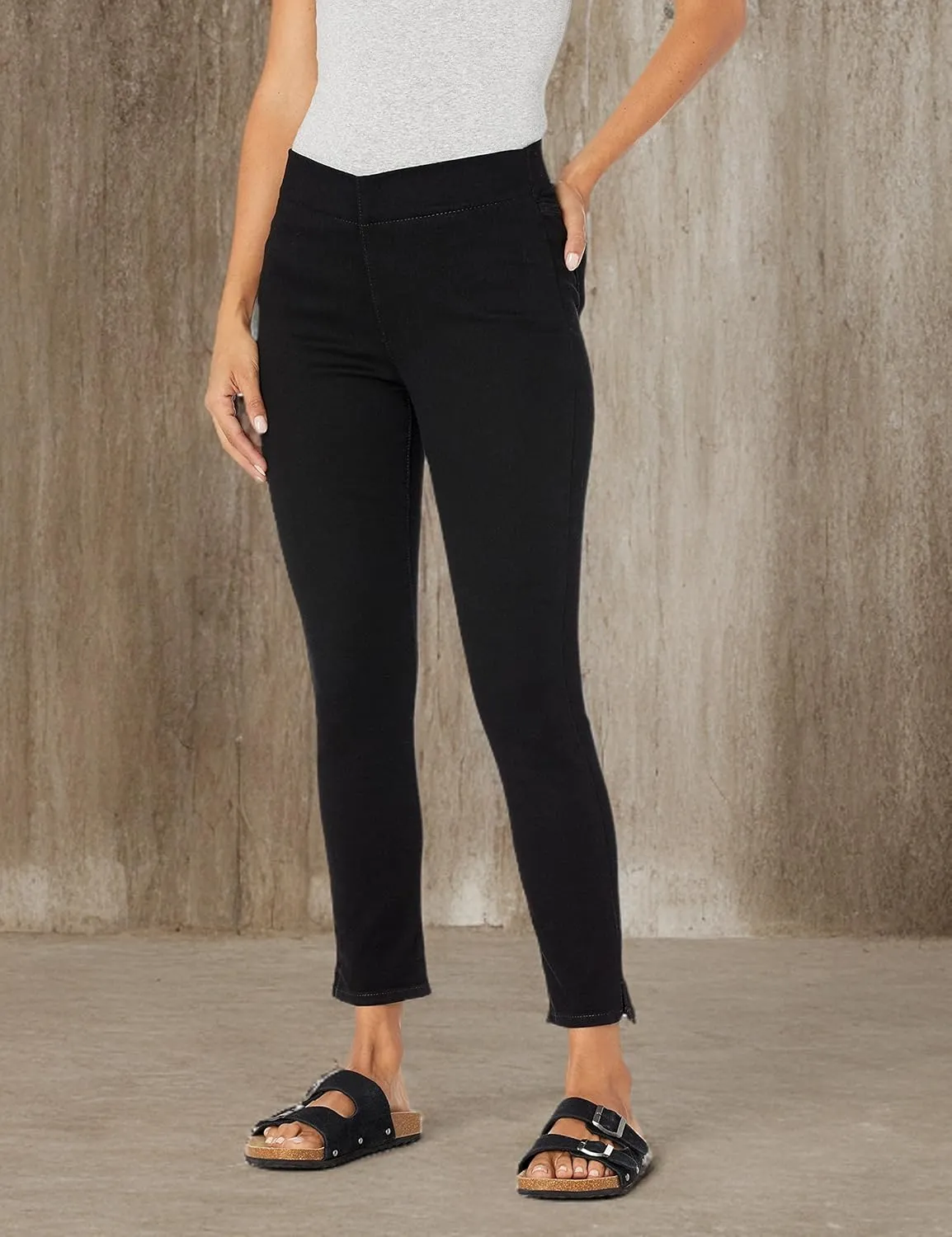 NYDJ Women's Petite Skinny Ankle Pull-on Jeans | Slimming & Flattering Fit
