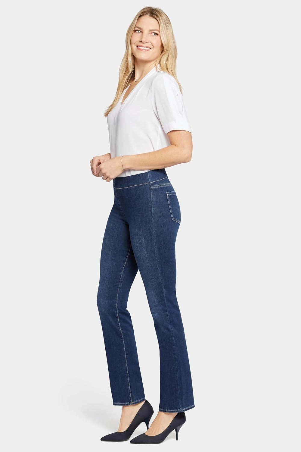 NYDJ Women's Pull on Straight Jean