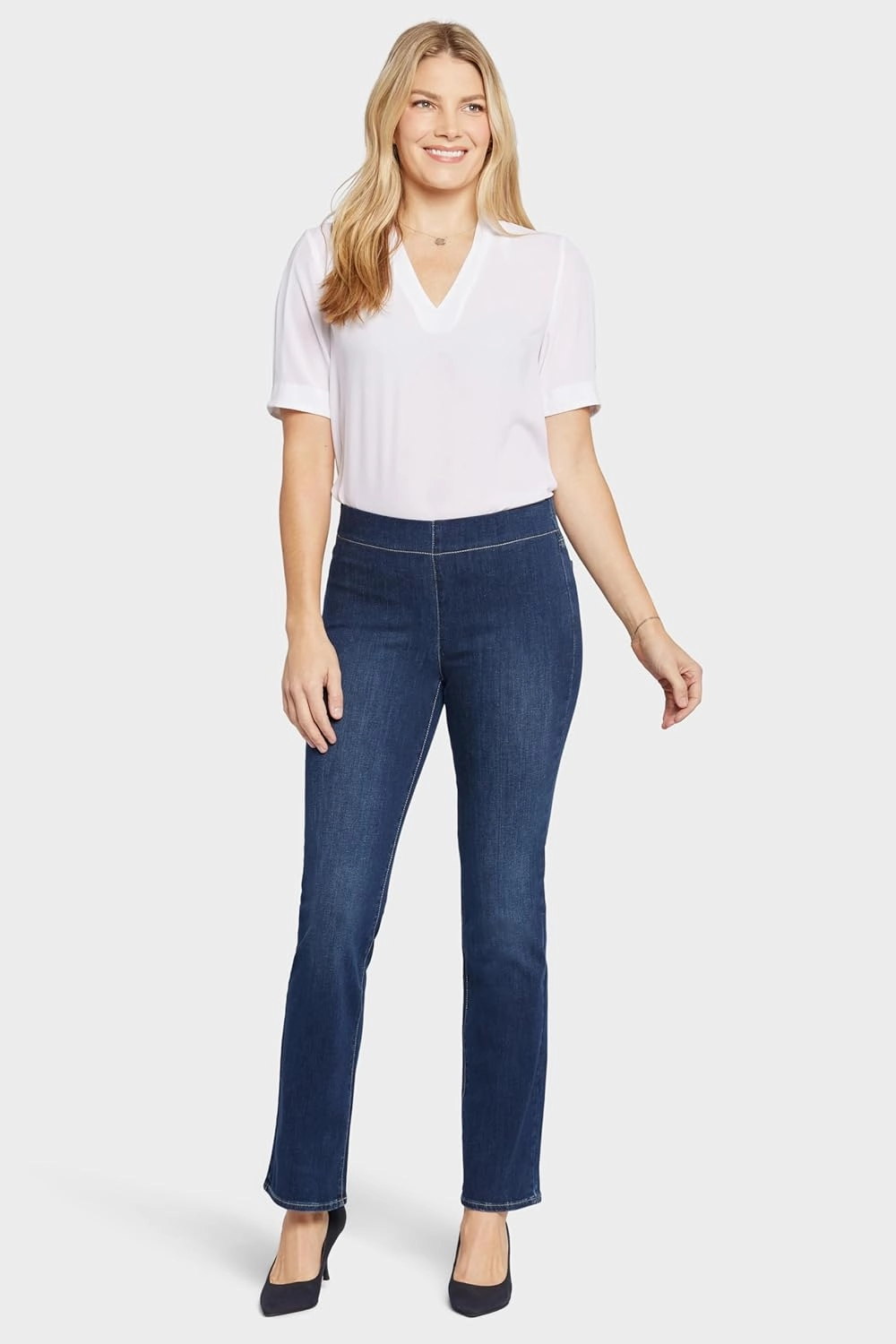 NYDJ Women's Pull on Straight Jean