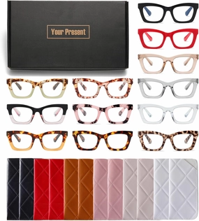 Oprah Style Readers for Women - Stylis Style Reading Glasses with Blue Light Blocking and Spring Hinge