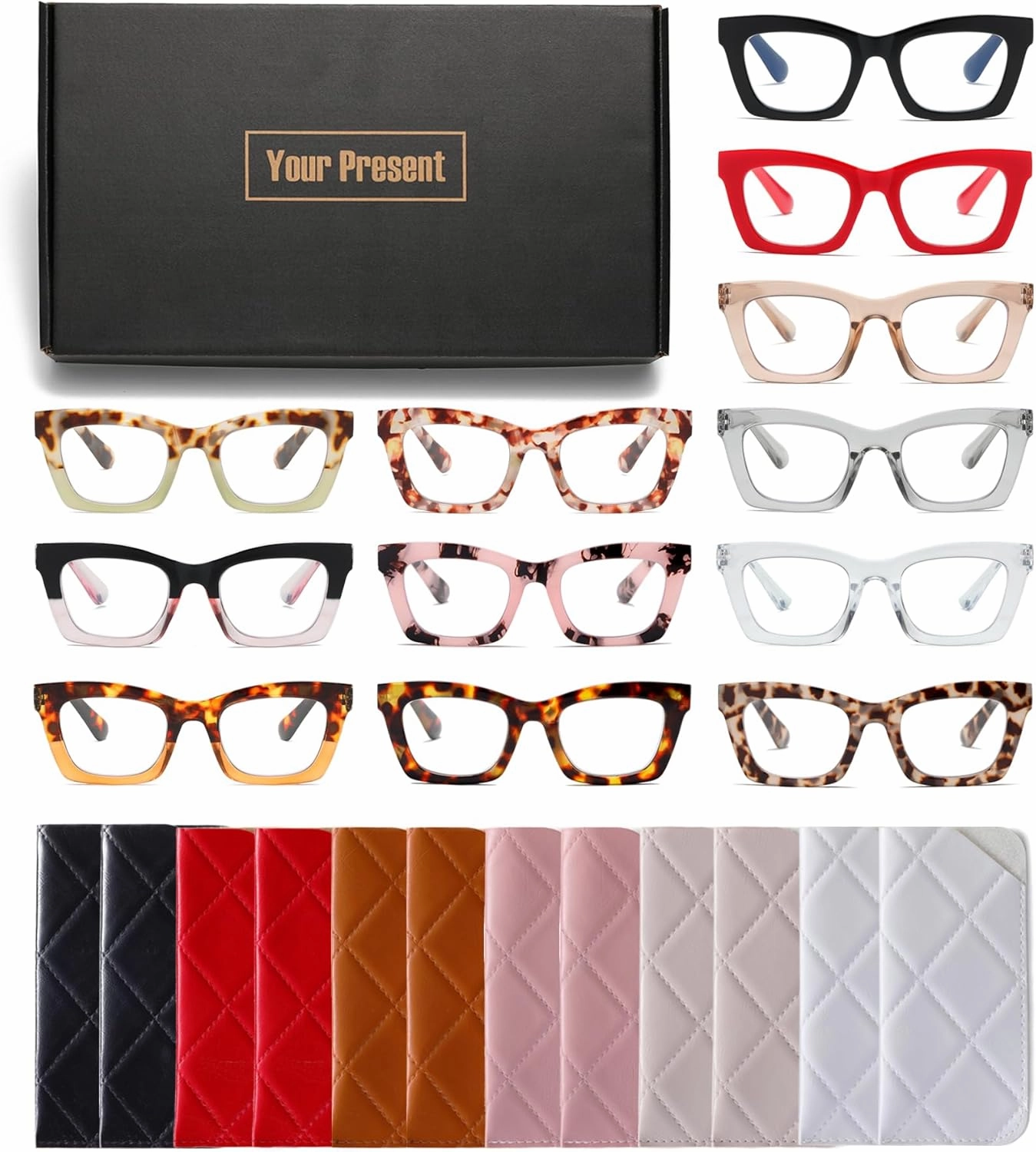 Oprah Style Readers for Women - Stylis Style Reading Glasses with Blue Light Blocking and Spring Hinge