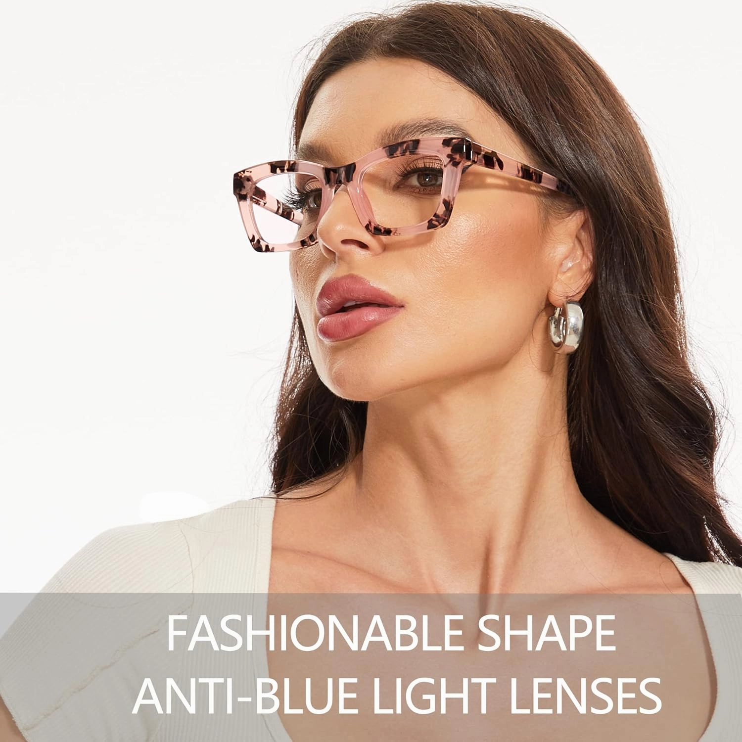 Oprah Style Readers for Women - Stylis Style Reading Glasses with Blue Light Blocking and Spring Hinge