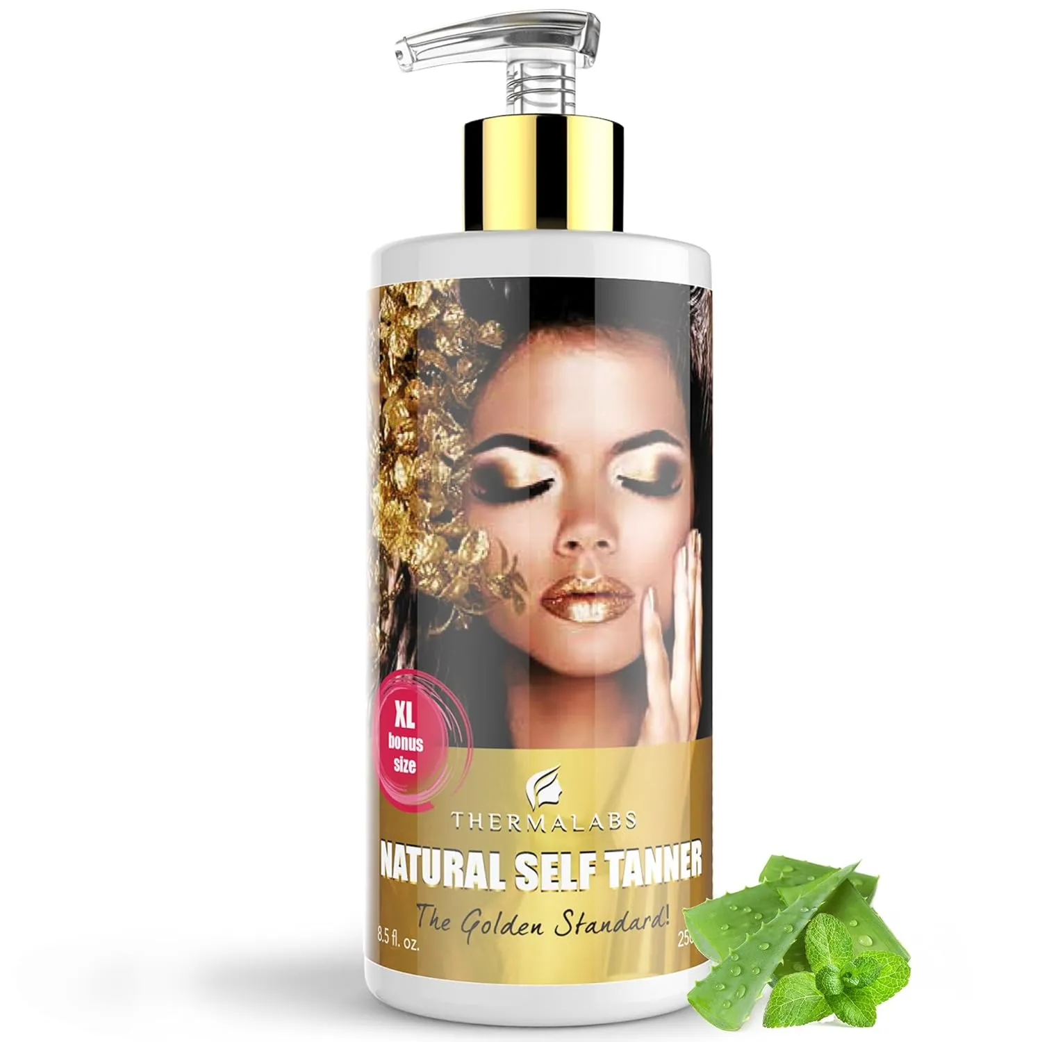 Organic Self Tanner: Get a Sexy Tan Without the Sun Damage! Sunless Tanning Lotion Perfect For Medium To Dark Or Fair Skin. Apply To Face And Body! (8.5 oz)