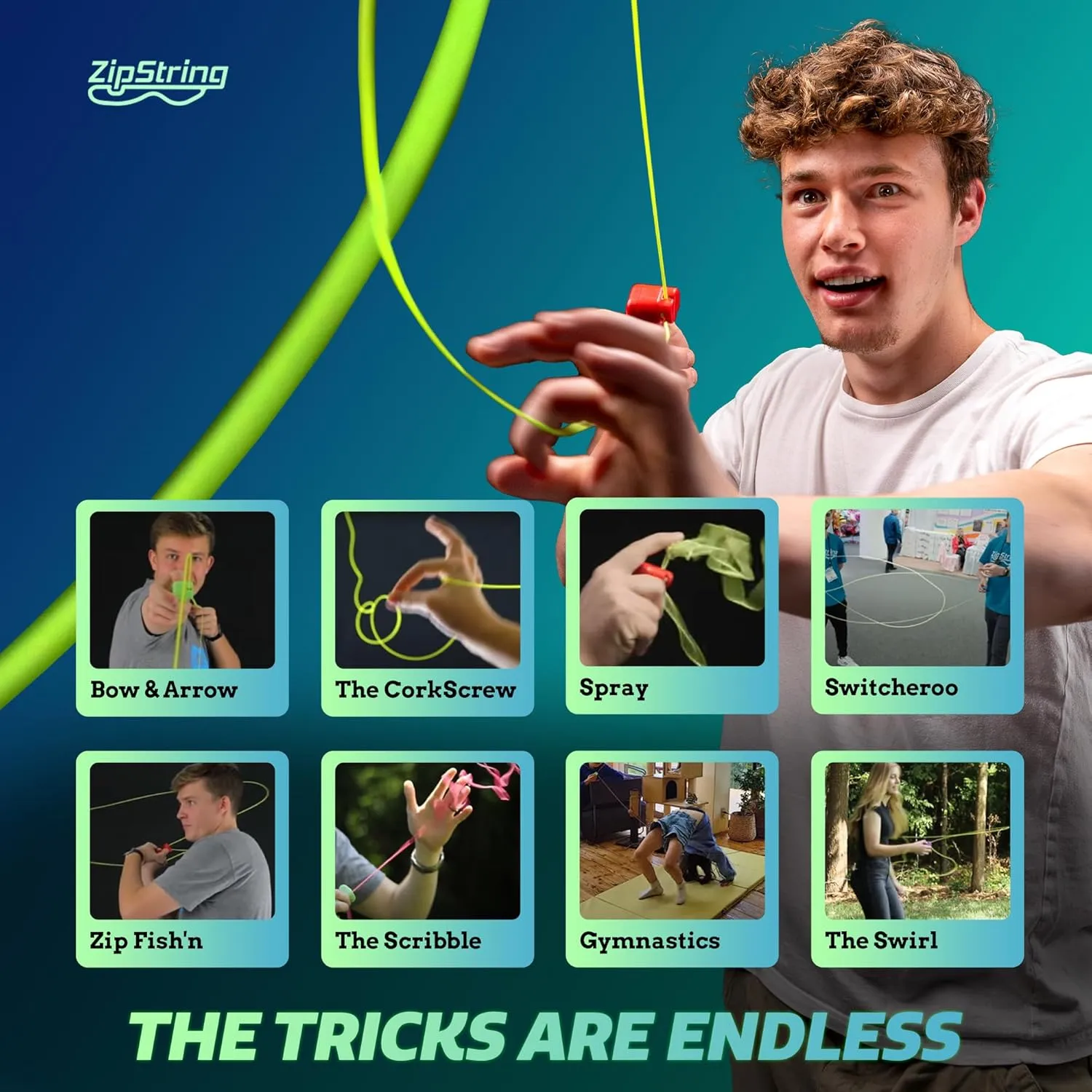 Original - As Seen on Shark Tank - Classic Rope Launcher Toy, Perfect for Kids & Adults - Fly a String Loop in The Air for Endless Tricks & Fun, Wonderment Awaits, Vivacious Violet