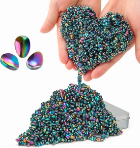 Original 800  Ferrite Putty Colorful, Fidget Toy Ferrite Rocks for Stress Relief, Sensory Toy for Adults & Teens 14 , Ferrite Stone Fidget Present for Office Holiday Stocking Stuffer
