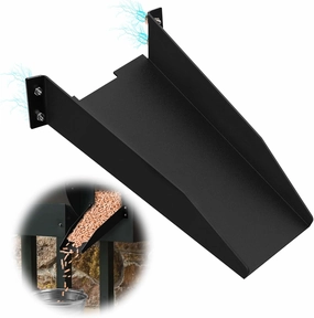 Pellet Helper Chute for Traeger Grills, Magnetic Helper Chute for Grill Smokers, No Need to Pick Up Fallen Pellets, Suit for Traeger, Pit Boss Smokers