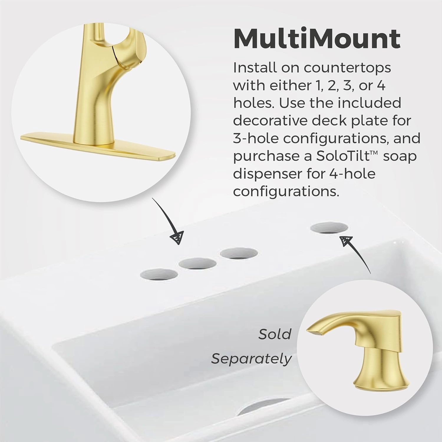 Pfister Talega Kitchen Faucet with Pull Down Sprayer, Single Handle, High Arc, Brushed Gold Finish, F5297TEBG