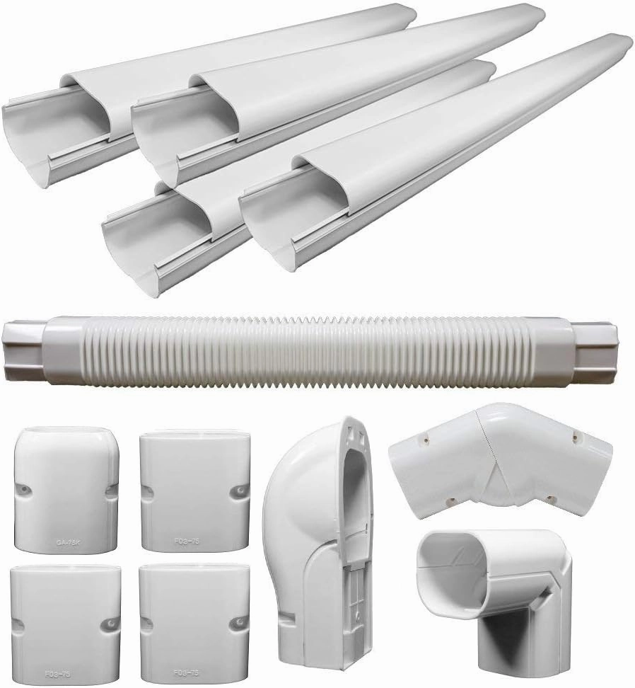 Pioneer Decorative PVC Slim Line Cover Kit for Mini Split Air Conditioners and Heat Pumps