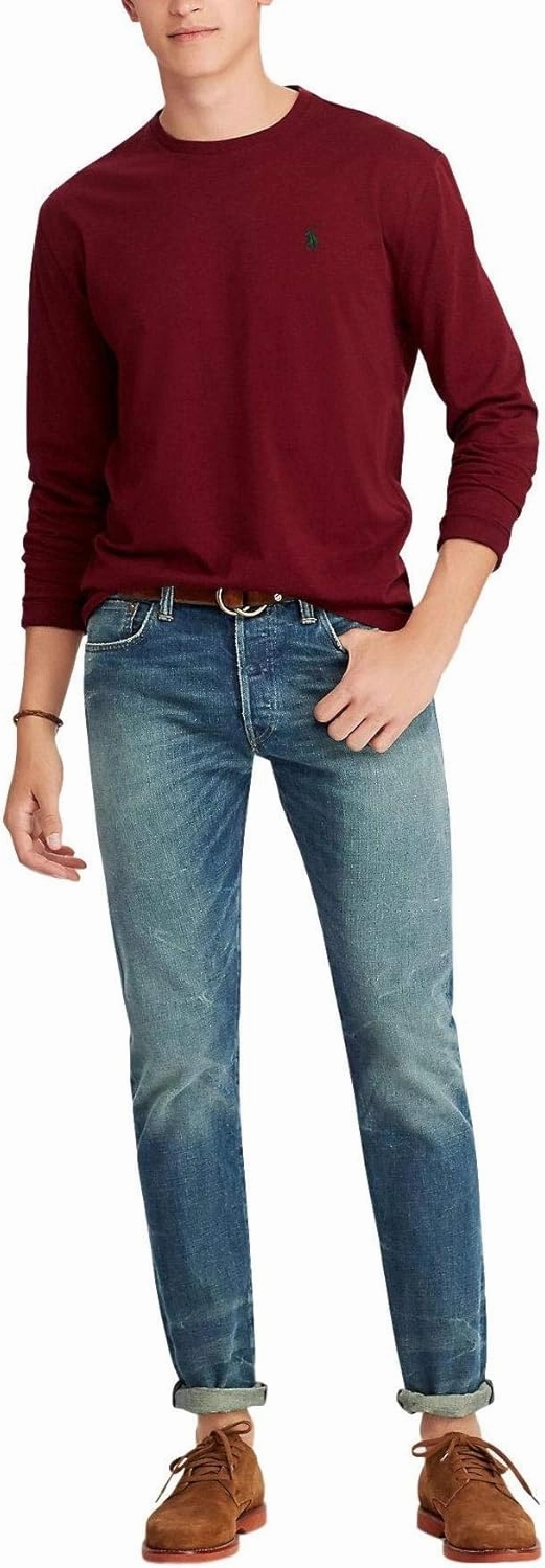 POLO RALPH LAUREN Men's Classic Fit Soft Touch Long-Sleeve Tee
