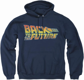Popfunk Classic Back To The Future Logo 1 Unisex Adult Pull-Over Hoodie