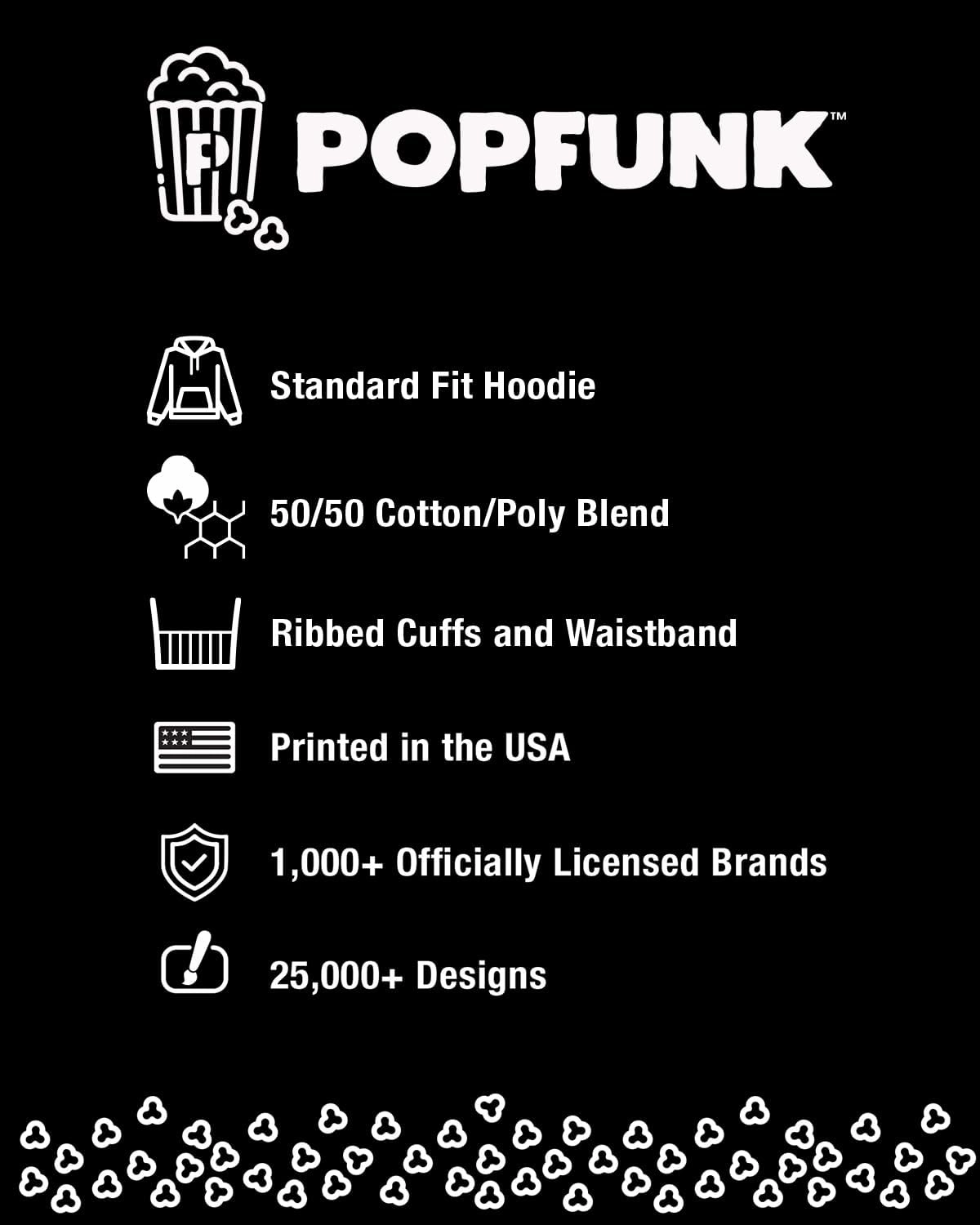 Popfunk Classic Back To The Future Logo 2 Unisex Adult Pull-Over Hoodie