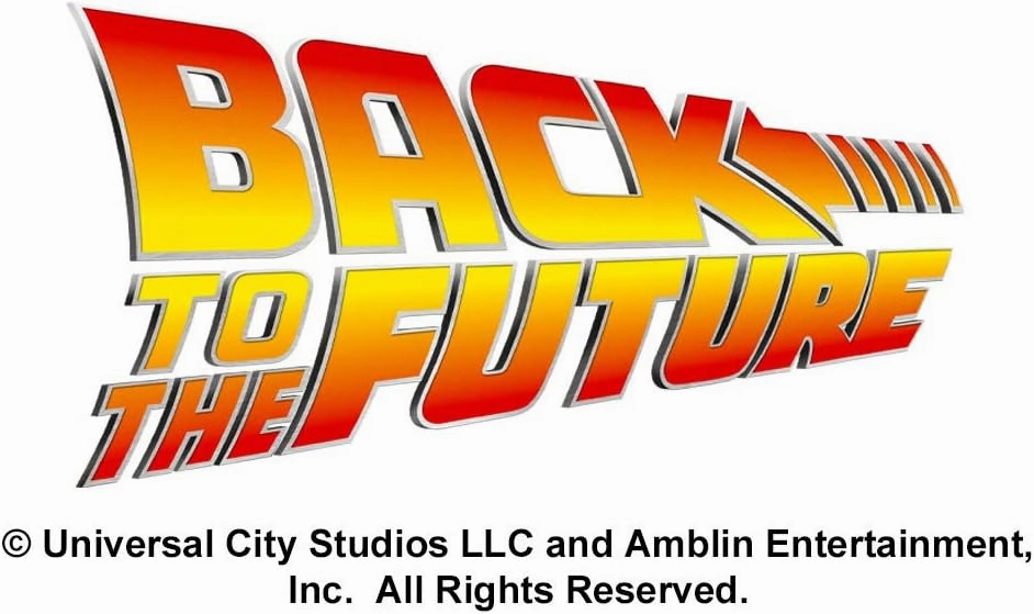 Popfunk Classic Back To The Future Logo 2 Unisex Adult Pull-Over Hoodie