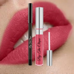 Premium Matte Lip Kit | Magenta Liquid Lipstick and Liner Set | It's Magic