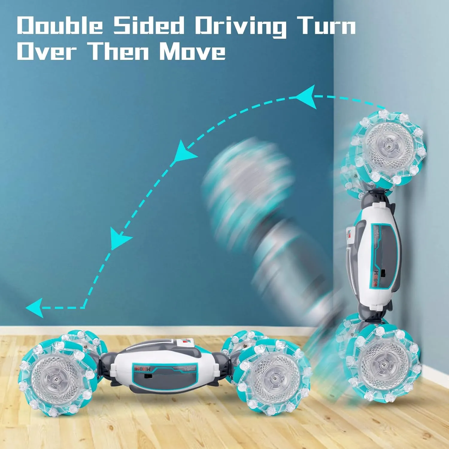 PREPOP Gesture Sensing RC Stunt Car Toys for 6-12 yr Boys&Girls - Best Birthday Gifts for Kids, 2.4Ghz Hand Controlled Remote Control Twist Cars, 4WD Transform Off Road for Rotating