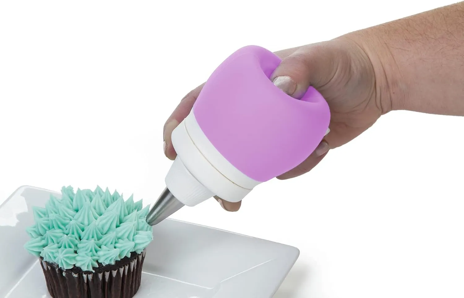 Prepworks by Progressive 8-Piece Frosting Bulb Decorating Kit (Pink)