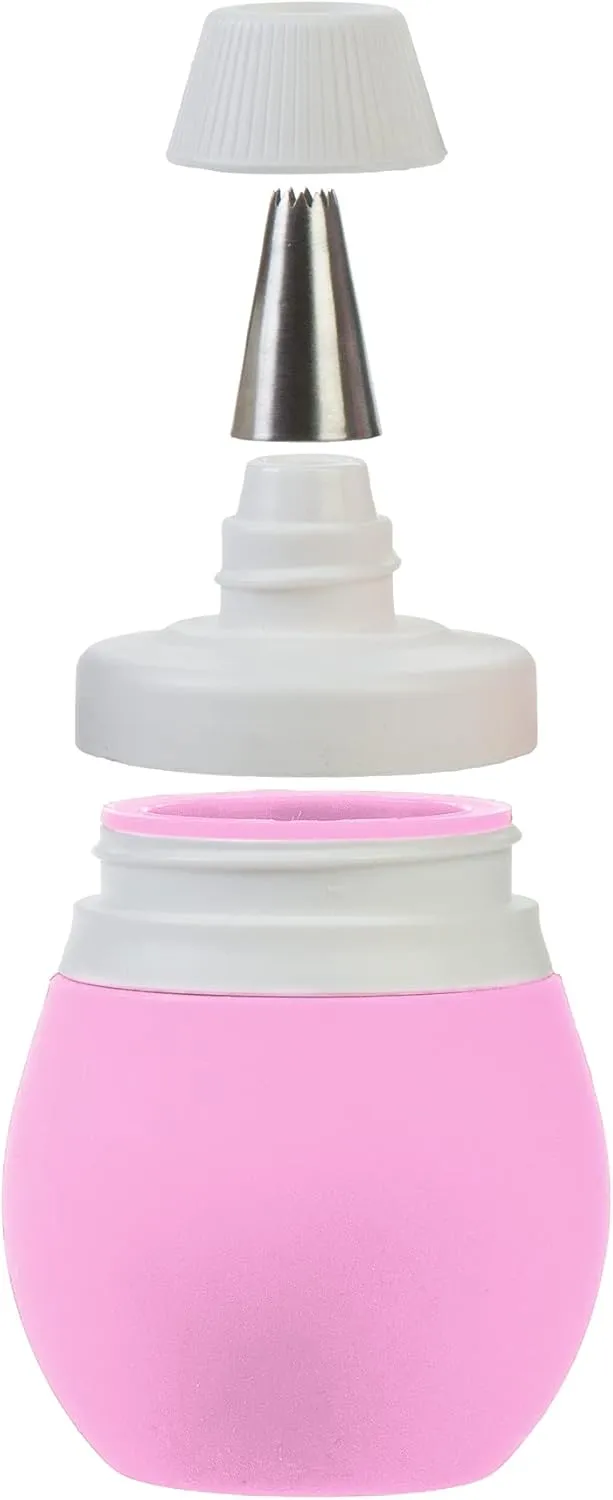 Prepworks by Progressive 8-Piece Frosting Bulb Decorating Kit (Pink)