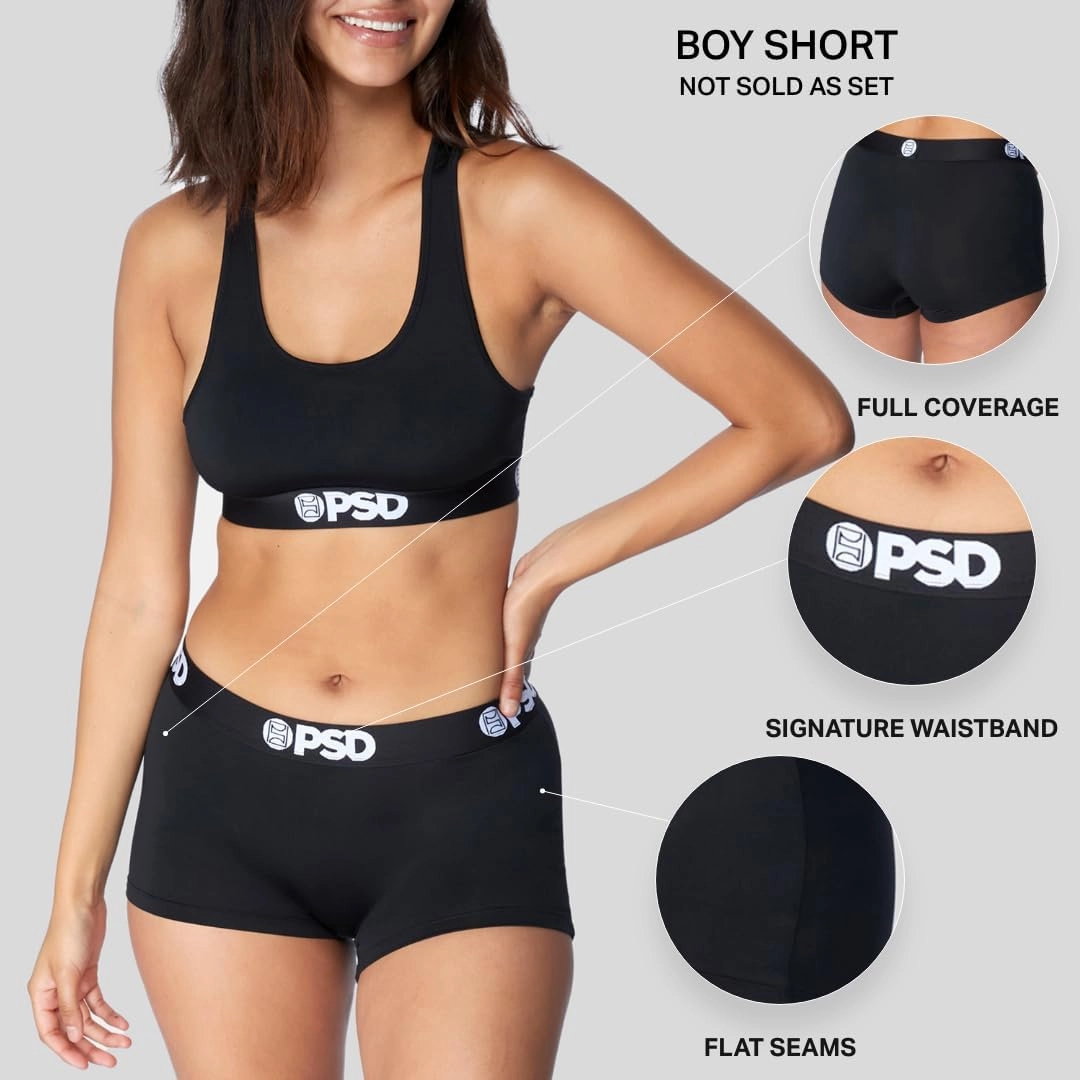 PSD Women's Animal Print Sports Bra - Racerback Sports Bras for Women with Breathable Microfiber Fabric
