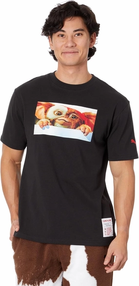 PUMA Gremlins Short Sleeve Tee Puma Black MD