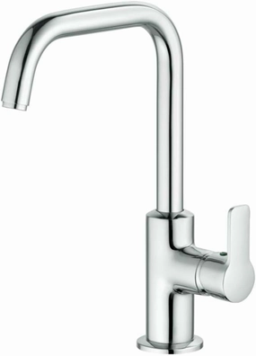 Pure&Easy 370230565 Washbasin Mixer tap, Chrome