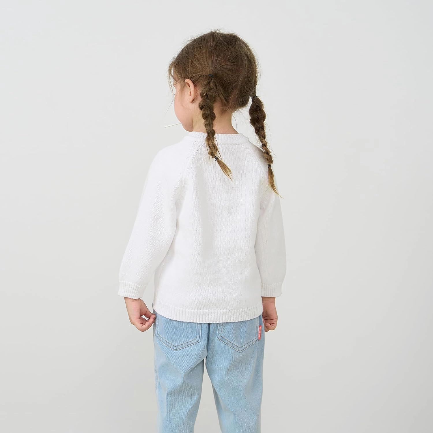 pureborn Baby Toddler Boys Girls Pullover Sweater Cotton Knit Button Closure Sweaters