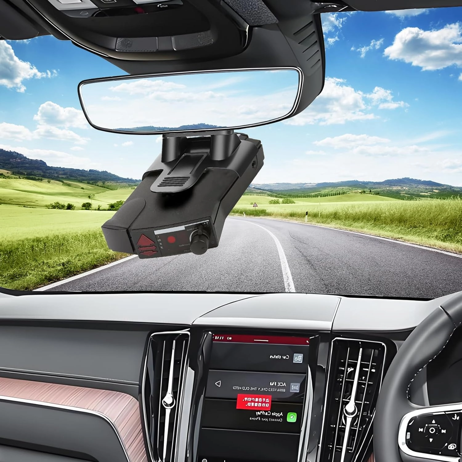Radar Mount Mirror Mount Bracket，Aluminum Radar Detector Mount (for Valentine One V1 Gen1 Radar Mount)
