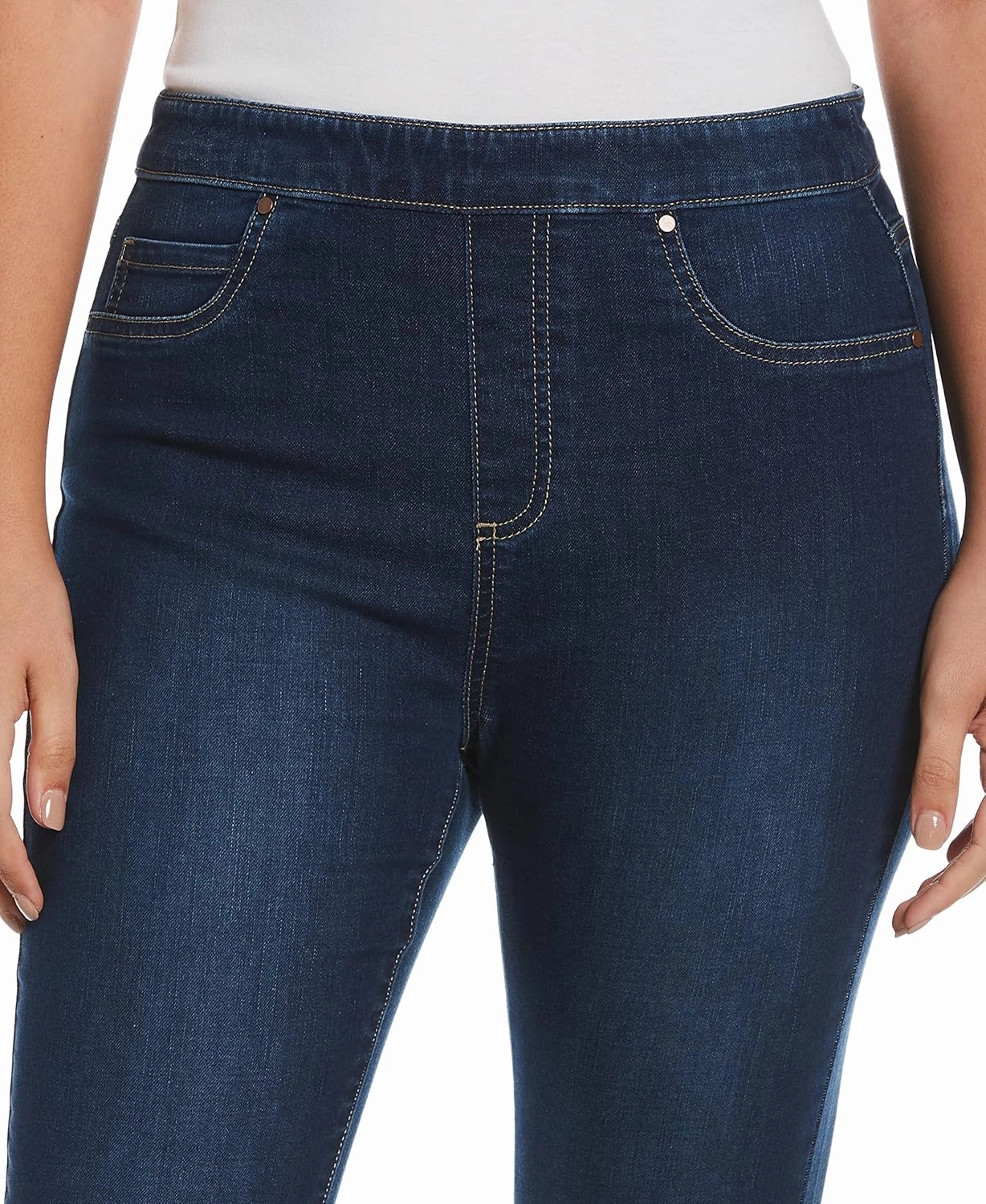 Rafaella Women's Pull-on Skinny Fit Ankle Jeans