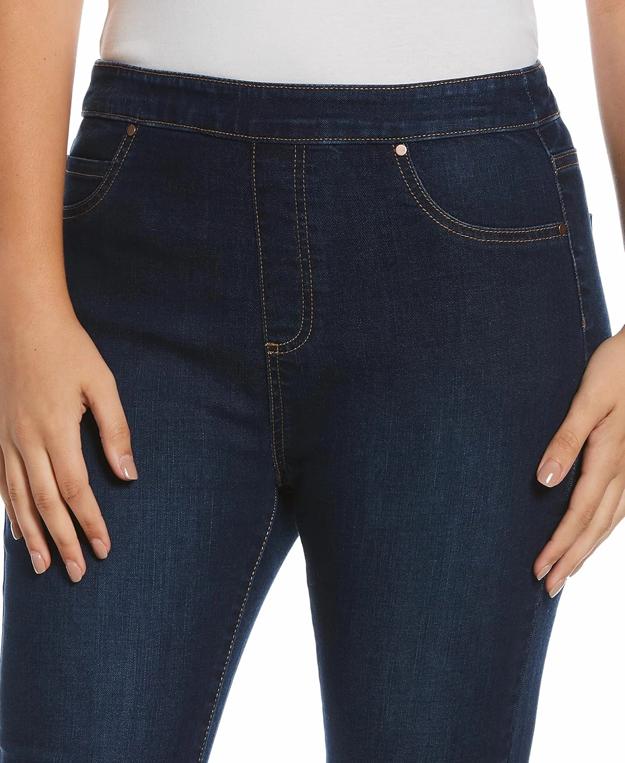 Rafaella Women's Pull-on Skinny Fit Ankle Jeans