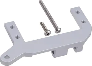 RC Car Accessories for TRX4 1/10 CNC Aluminium Axle Servo Mount Stand RC Crawler Car Upgrade Parts(Silver)