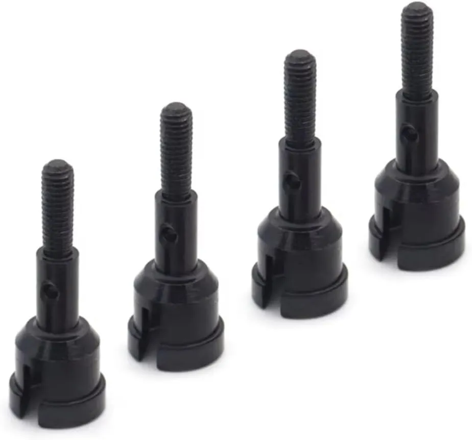 RC Car Differential Cup for WLtoys A959 A969 A979 A949-30 1/18 RC Car Upgrade Parts 4PCS Metal Model Car for Climbing Wheel for Seat Axles Replacement(Black)