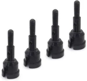 RC Car Differential Cup for WLtoys A959 A969 A979 A949-30 1/18 RC Car Upgrade Parts 4PCS Metal Model Car for Climbing Wheel for Seat Axles Replacement(Black)