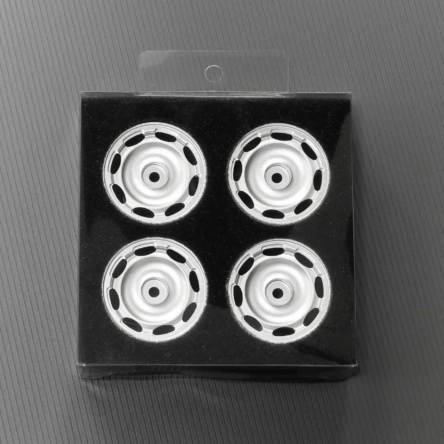 RC Car DIY Parts for Tamiya M03 M04 M05 M06 M07 MB-01 XM-01 1/10 4pcs 42mm Metal Wheel Rim Wheel Hubs RC On-Road Drift for Racing Car Upgrade Parts(Silver)