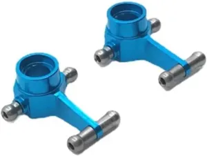RC Car DIY Parts for Wltoys 284131 K969 K979 K989 K999 P929 P939 1/28 2pcs Metal Front Steering Cup RC Crawler Car Upgrade Parts Accessories(Blue)