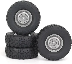 RC Car Parts for MN D90 for MN99S MN98 for WPL B14 B24 C14 C24 C34 for LDRC P06 72mm Soft Tire Wheel RC Car Upgrade Parts Replacement RC Car Accessories