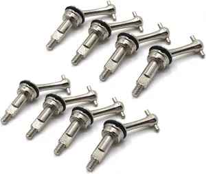 RC Drive Shaft Compatible with Wltoys 284131 K969 K989 K999 P929 8Pcs Metal Extended Drive Shaft 27mm CVD Universal Joint 1/28 RC Car Upgrade Parts