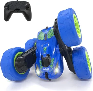 RC Stunt Car Remote Control Cars with Lights Double-Sided Driving Indoor Outdoor Toys Gifts Presents for 4 5 6 7 8 9 10 11 12 Year Old Kids Boys Girls
