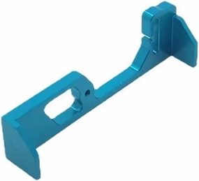 RC Car Accessories Compatible with WLtoys 284131 K989 K969 K979 K999 P929 for MINI-Q for MINI-Z Q8 Q9 1/28 RC Car Parts Metal Battery Holder Battery for Seat(Blue)