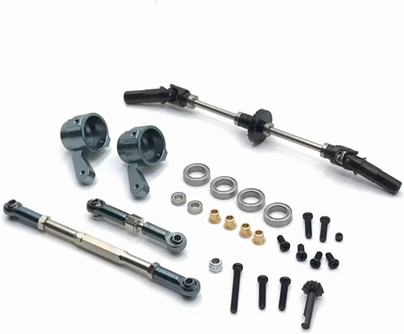 RC Car DIY Parts for Mangniu for MN98 D90 D91 D96 99S V1 1/12 Metal Upgrade Modified Front Axle Remote Control Crawler Car Upgrade Parts Accessories