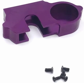 RC Car DIY Parts for WLtoys 144010 144001 144002 124016 124017 124018 124019 1/12 1/14 Metal Gear Cover Remote Control Crawling Car Upgrade Accessories(Purple)