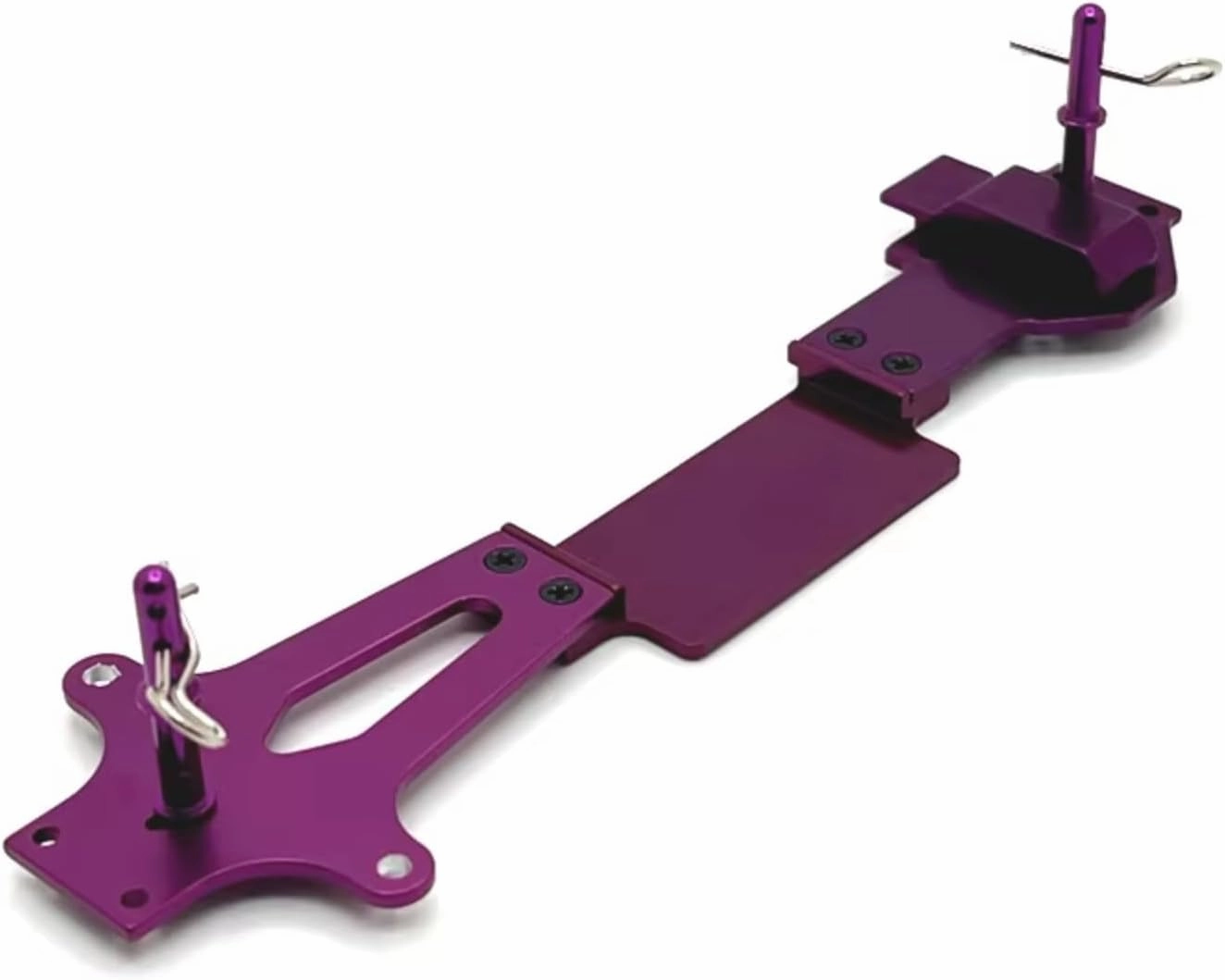 RC Car DIY Parts for WLtoys 144016 144018 144001 144002 144010 XDKJ-001 XDKJ-006 1/14 Metal Second Floor Plate Car Shell Column Set RC Car Parts(Purple)