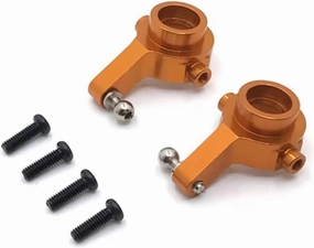 RC Car DIY Parts for WLtoys A949 A959 A969 A979 K929 Metal Modified Front Steering Cup Remote Control Crawler Car Upgrade Parts Accessories(Yellow)