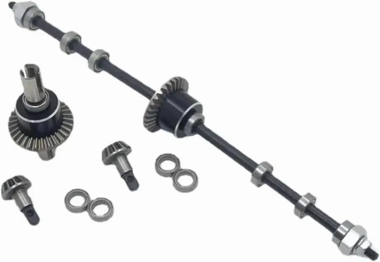 RC Car DIY Parts for WLtoys for Feiyue 12428 12429 12423 12427 1/12 Metal Differential Axle Modification Front and Rear Remote Control Car Upgrade Parts