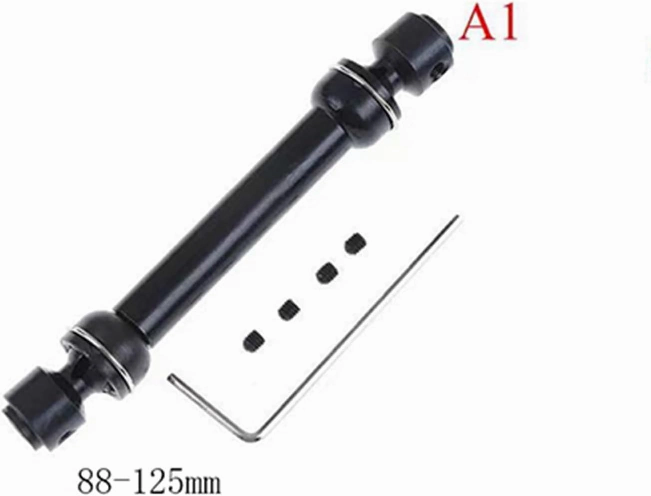 RC Car Drive Shafts for TRX4 for SCX10 D90 1/10 Metal 88-125mm 112-180mm Universal Drive CVD Shaft Transmission Shaft Driveshaft RC Crawler Truck Car Part Accessories(Size 2)