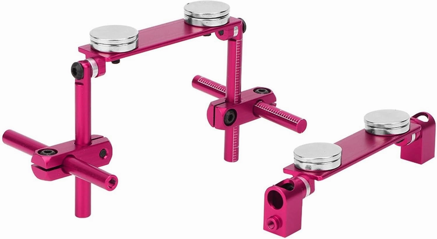 RC Car Parts for HSP for Sakura S XI CS 416 417 for T3 T4 94123 1/10 RC Magnetic Body Shell Mount Kit RC Racing Car Spare Parts Model Toy Body Post Mount Kit(Pink)